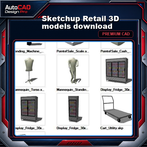 Sketchup Retail 3D models download