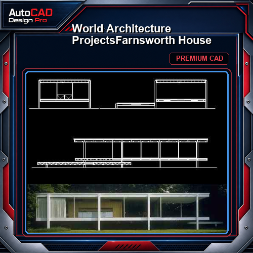 💎【World Architecture Projects】Farnsworth House