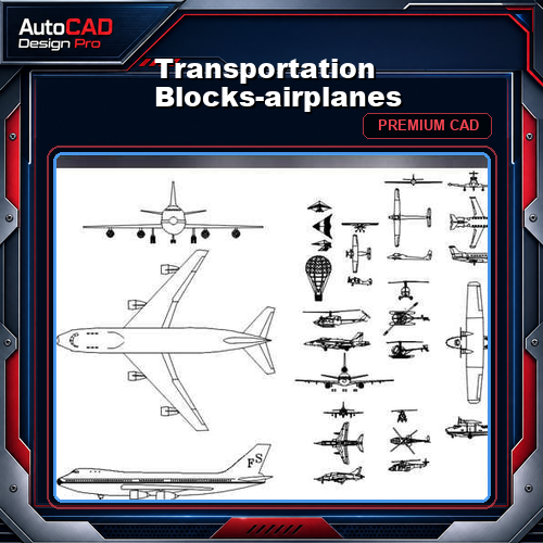 Transportation Blocks-airplanes