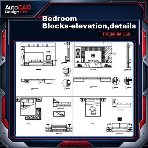 Bedroom Blocks-elevation,details