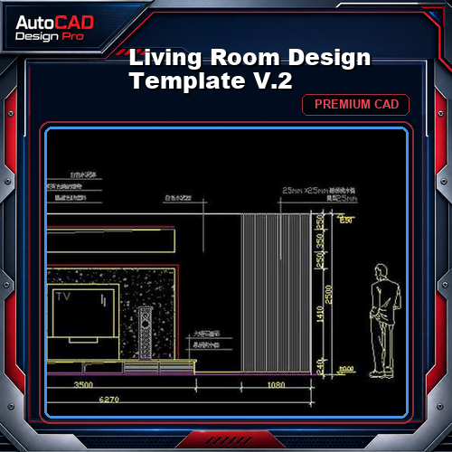 ★【Living Room Design Template  V.2】★