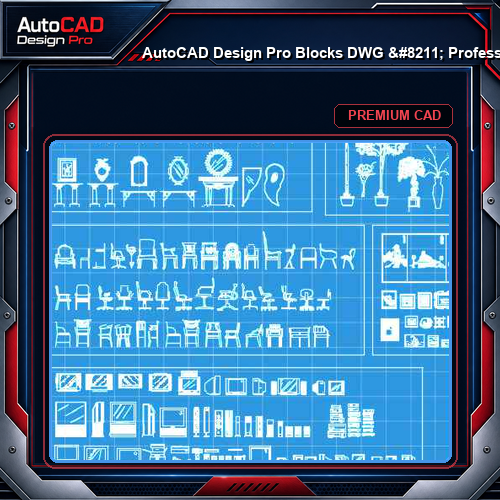 AutoCAD Design Pro Blocks DWG - Professional Architecture Detail Library | Free Download