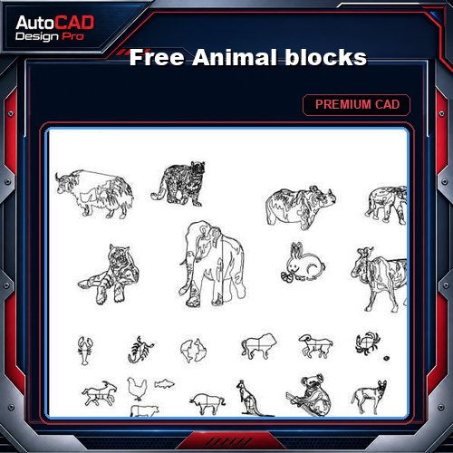 Free Animal blocks