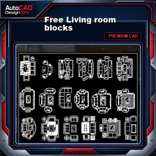 Free Living room blocks